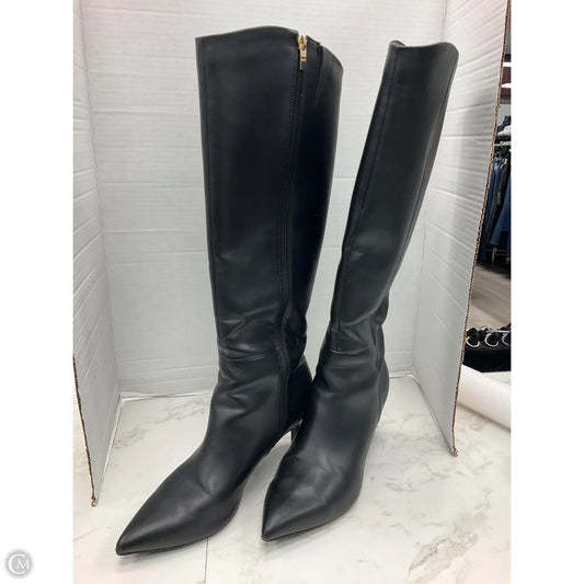 Boots Knee Heels By Marc Fisher In Black, Size: 8.5