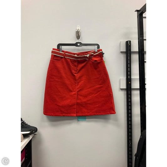 Skirt Designer By Lilly Pulitzer In Orange, Size: 10