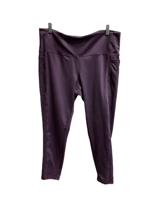 Purple Athletic Leggings Danskin, Size Xl