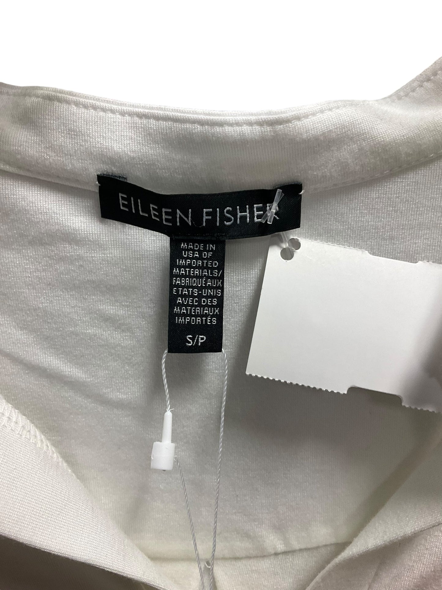 Top Long Sleeve By Eileen Fisher In White, Size: S