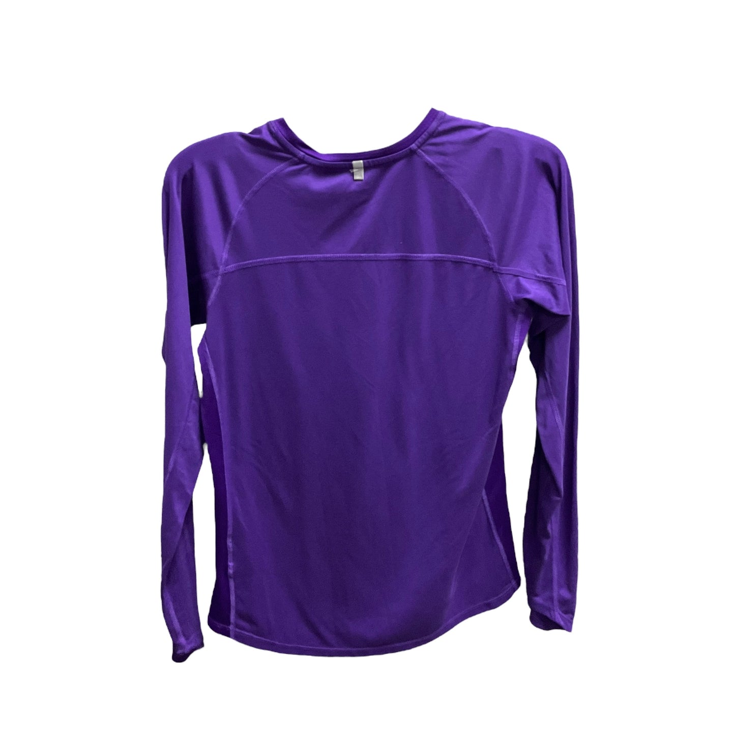 Athletic Top Long Sleeve Crewneck By Nike Apparel In Purple, Size: M