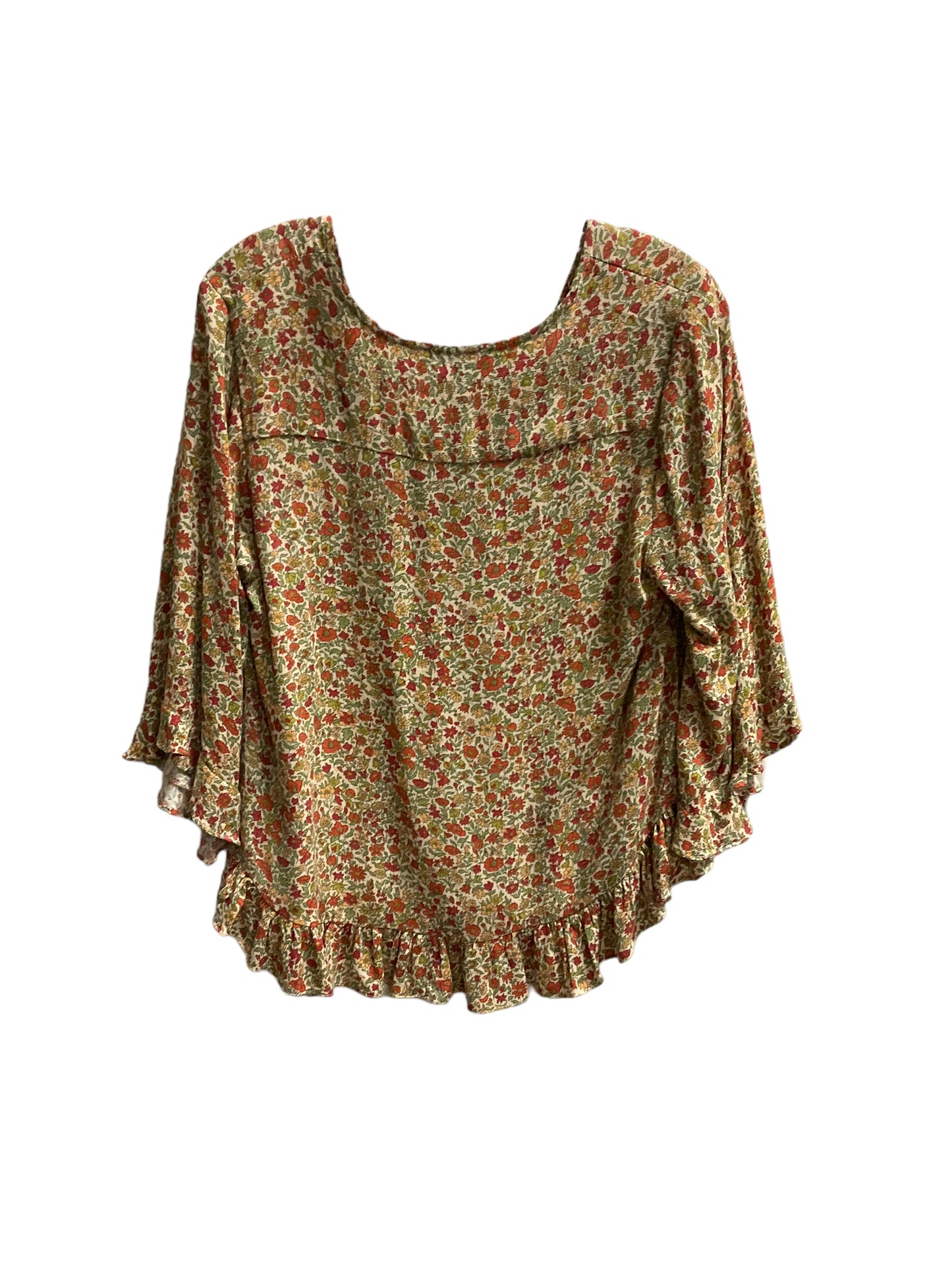 Top 3/4 Sleeve Size S By Cynthia Rowley