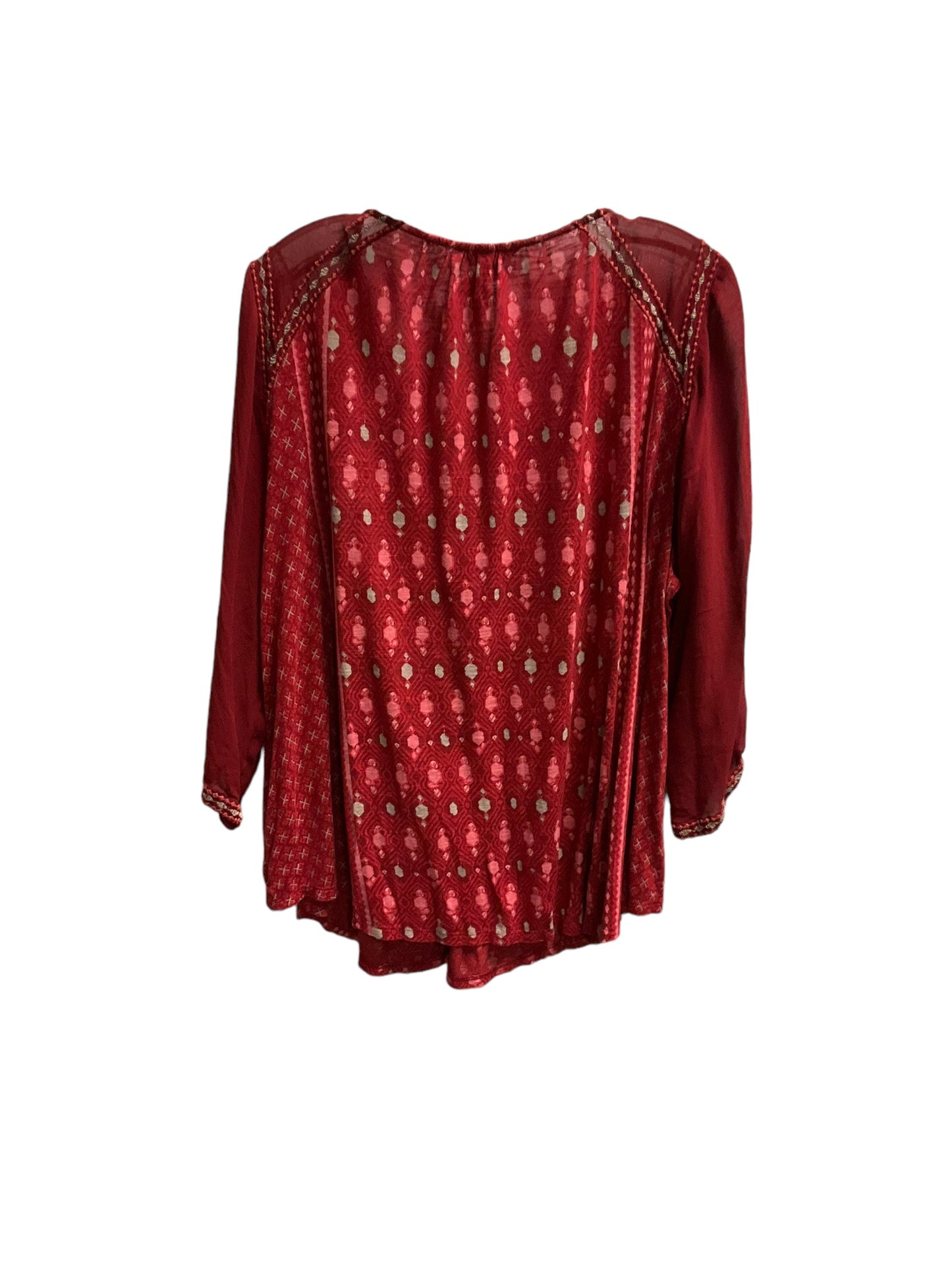 Top Long Sleeve By Lucky Brand  Size: 2x