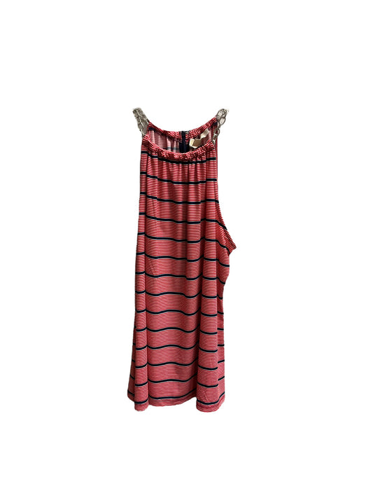 Red Top Sleeveless Michael By Michael Kors, Size M