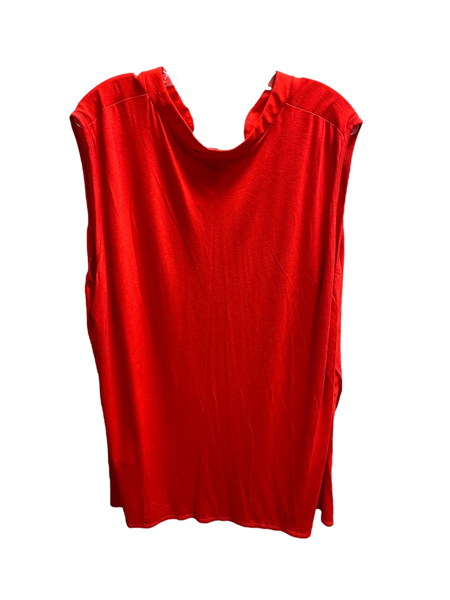 Red Top Sleeveless Cha Cha Vente, Size 3x