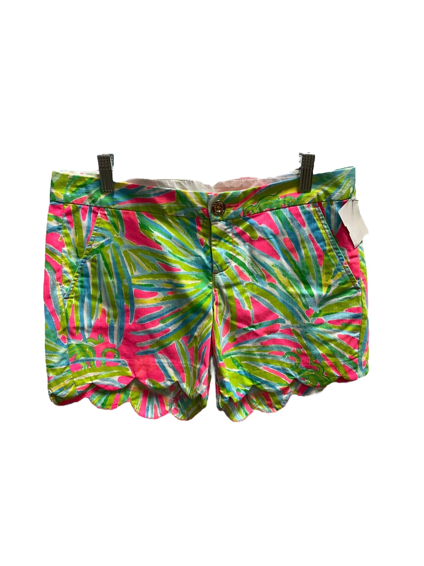 Green & Pink Shorts Lilly Pulitzer, Size 0