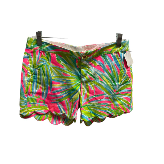 Green & Pink Shorts Lilly Pulitzer, Size 0