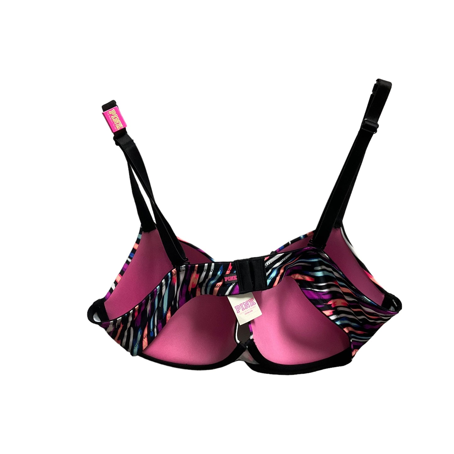 Multi-colored Bra Pink, Size 36d