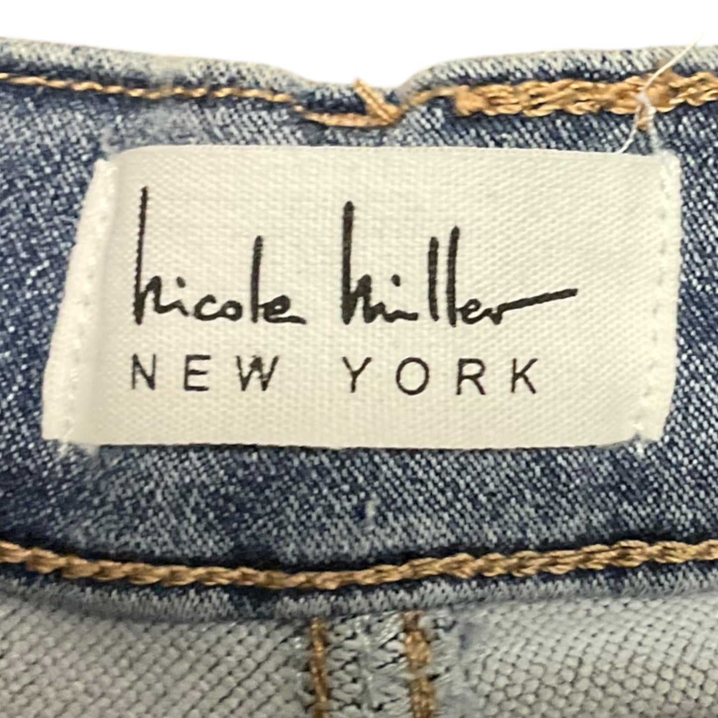 Shorts By Nicole Miller In Blue Denim, Size: 12