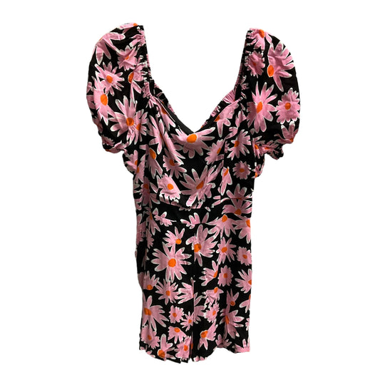 Floral Print Romper Lily Rose, Size Xl