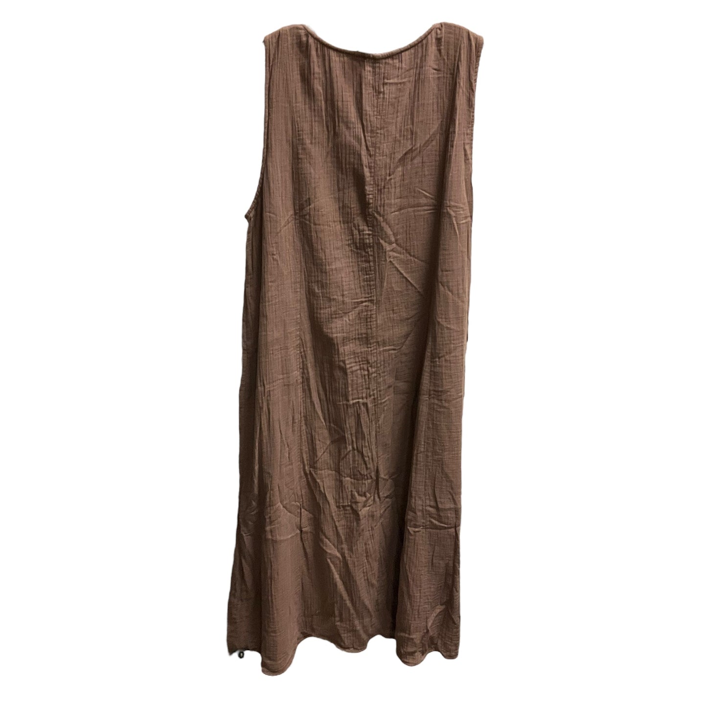 Brown Dress Casual Midi Soft Surroundings, Size 2x