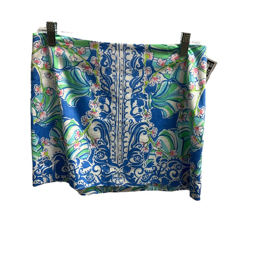 Blue Skirt Mini & Short Lilly Pulitzer, Size 4