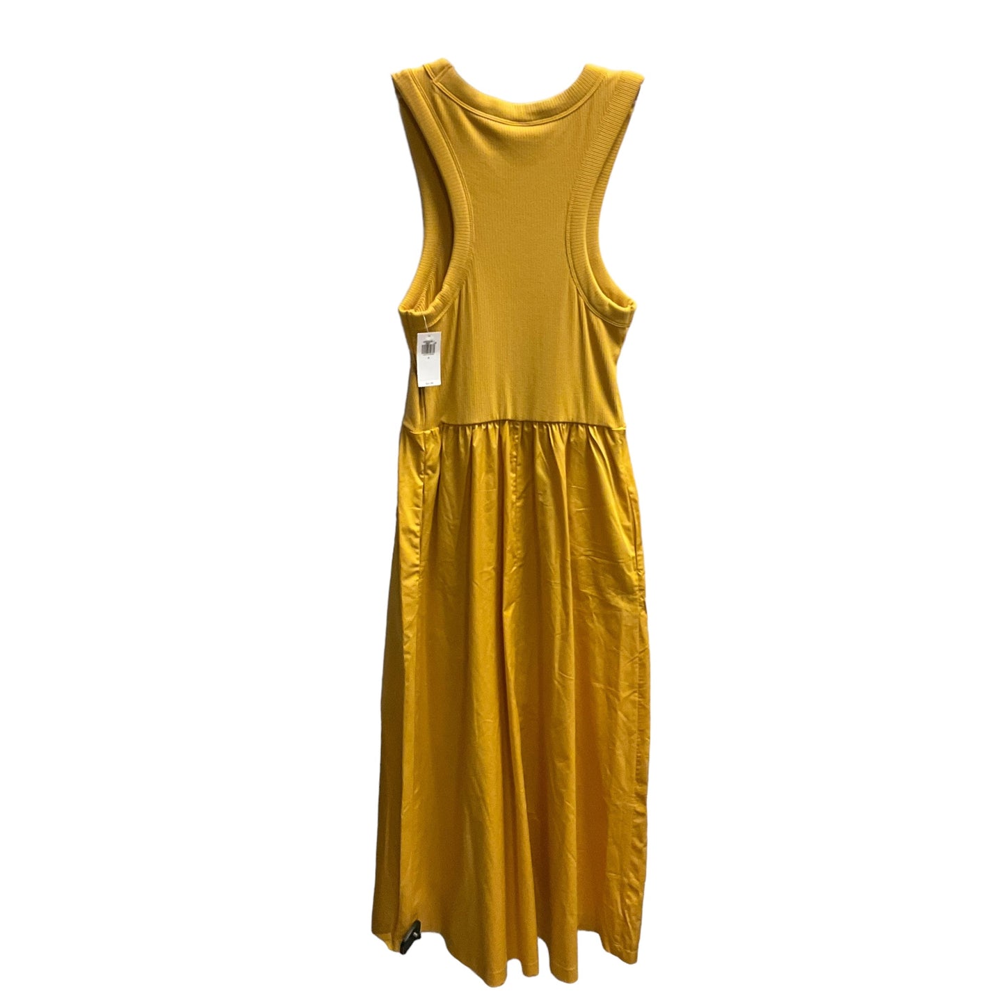 Yellow Dress Casual Midi Old Navy, Size S