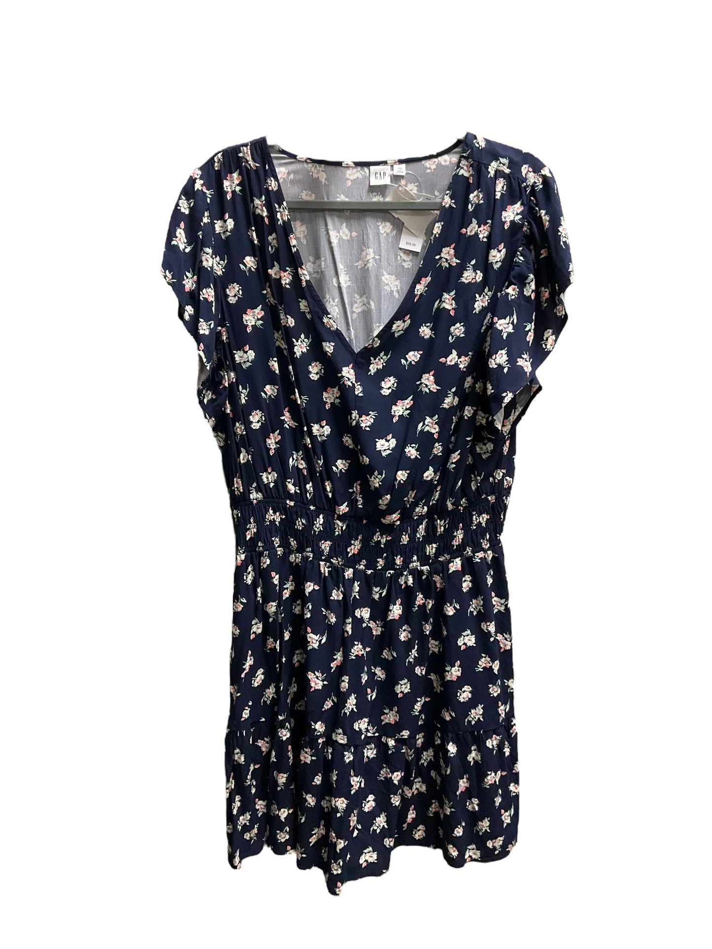 Navy Dress Casual Short Gap, Size Xxl