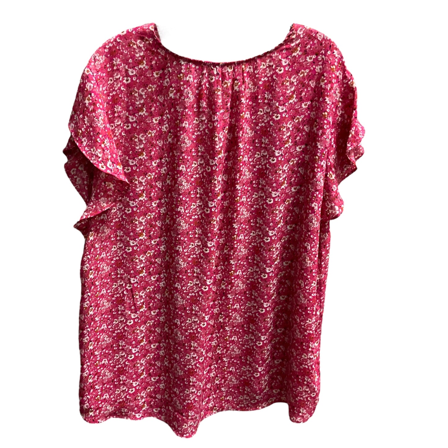 Top Short Sleeve By Cynthia Rowley In Floral Print, Size: Xxxl