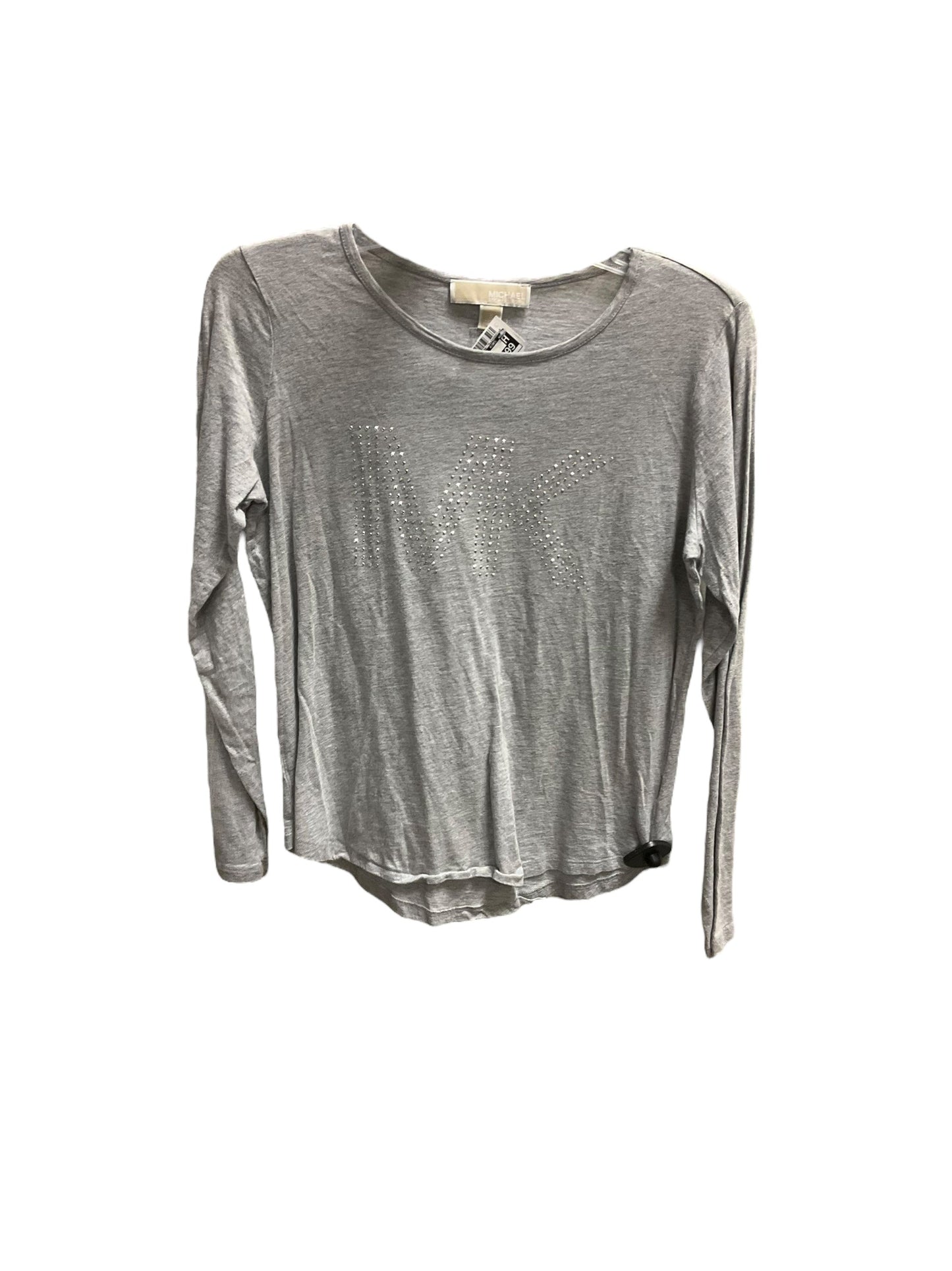 Top Long Sleeve By Michael By Michael Kors In Grey, Size: S