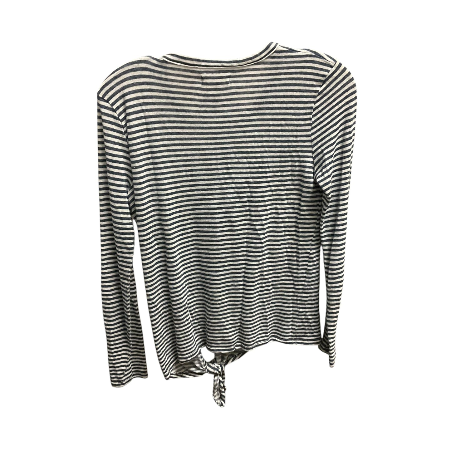 Top Long Sleeve By Madewell In Striped Pattern, Size: S