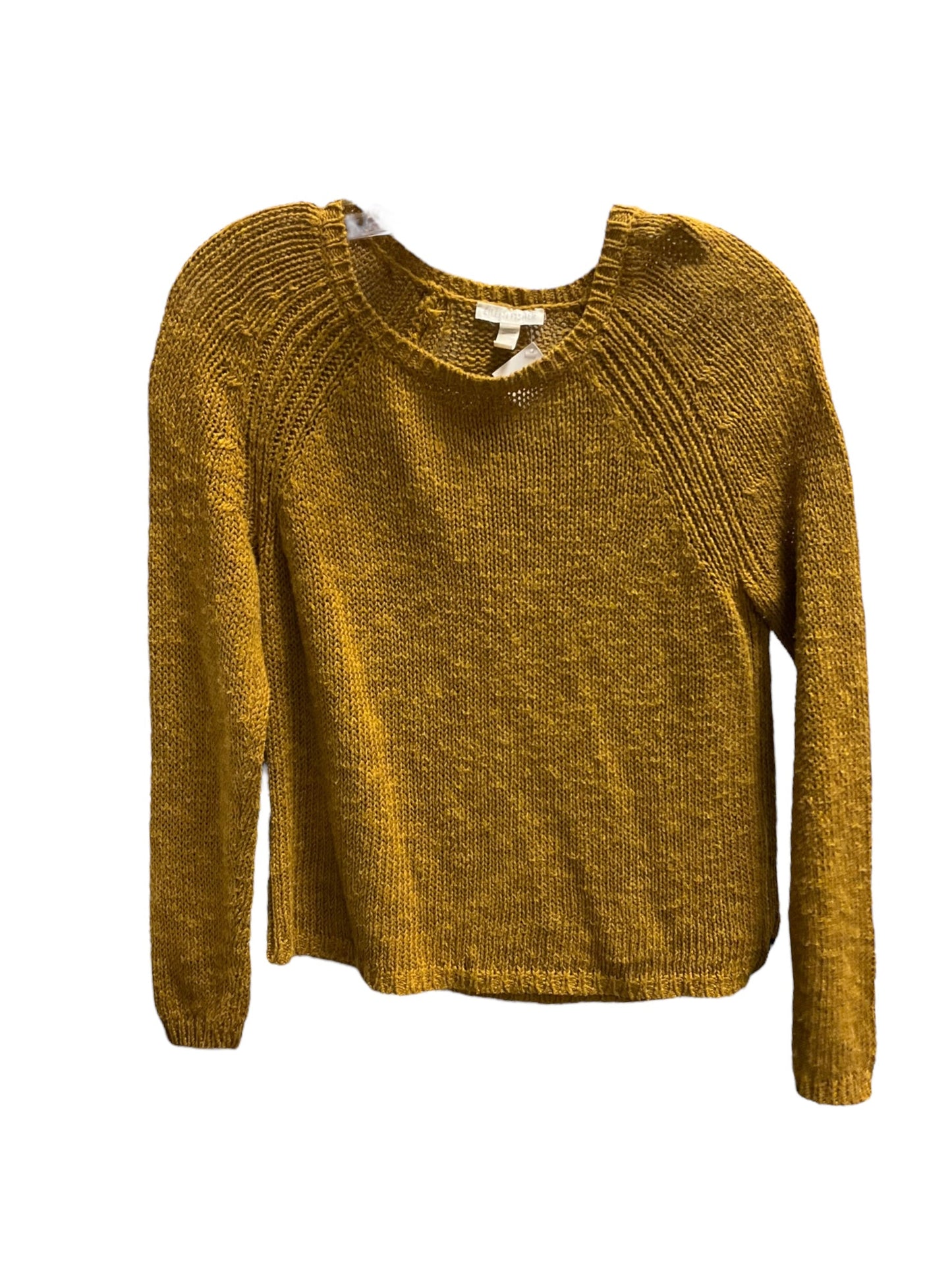 Sweater By Eileen Fisher In Gold, Size: Xxs