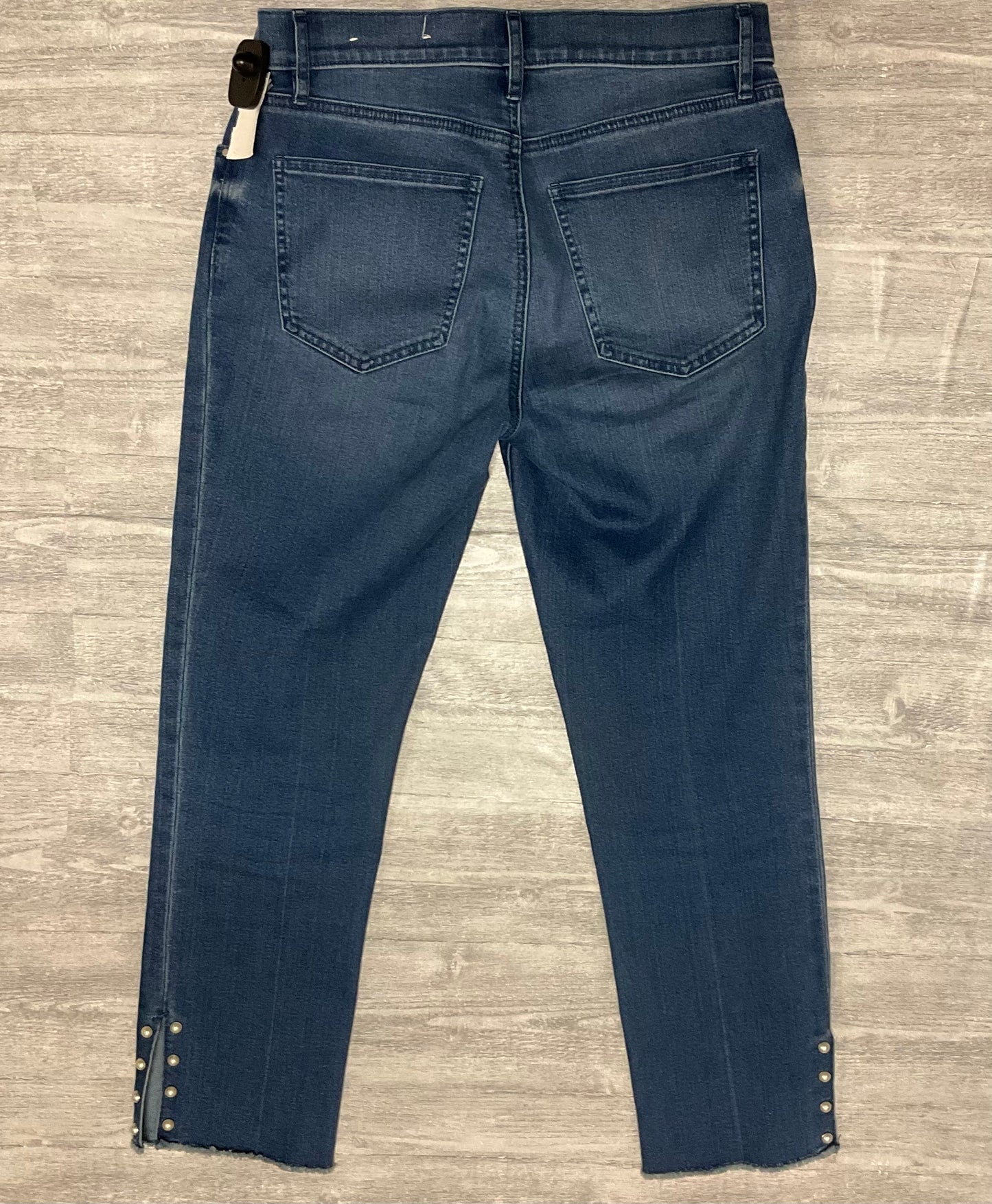 Jeans Cropped By Ann Taylor In Blue Denim, Size: 4