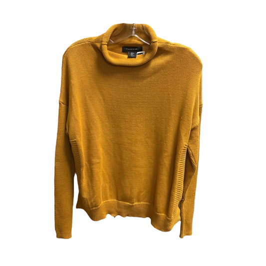 Sweater By Tahari By Arthur Levine In Gold, Size: M