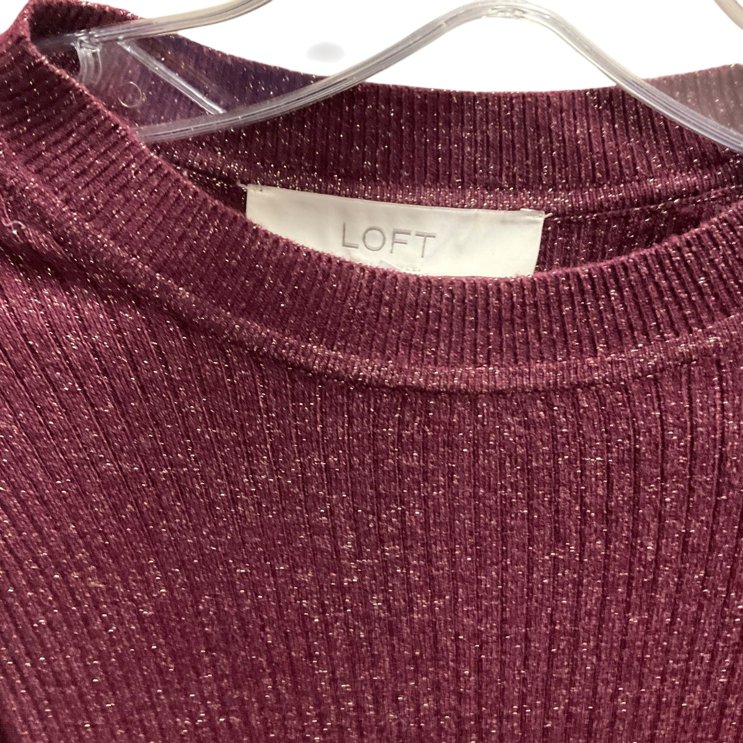 Sweater By Loft In Red, Size: S