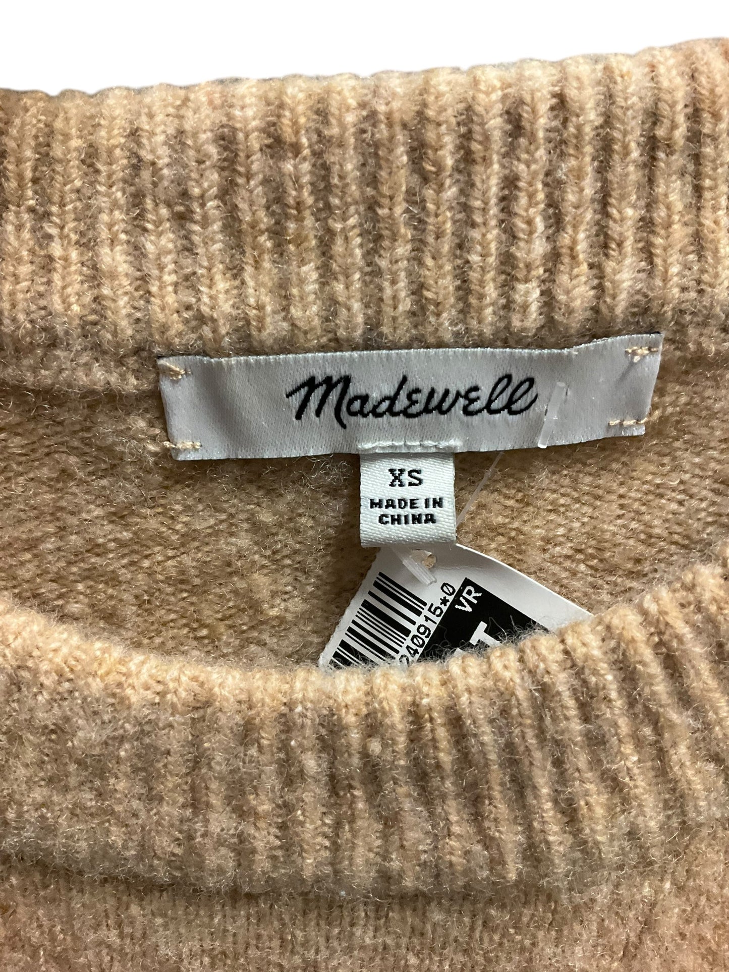 Sweater By Madewell In Beige, Size: Xs