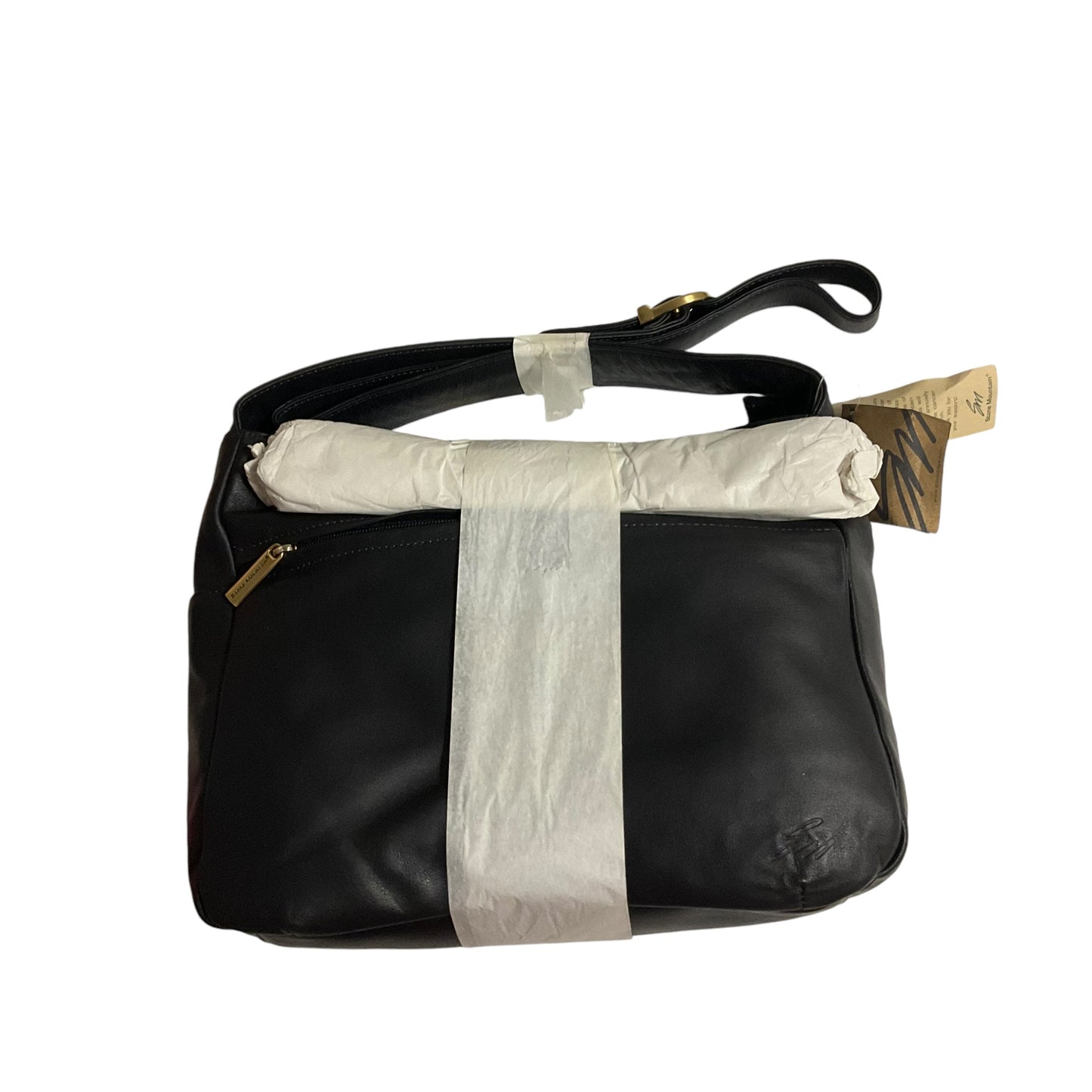 Handbag Leather By Stone Mountain, Size: Large