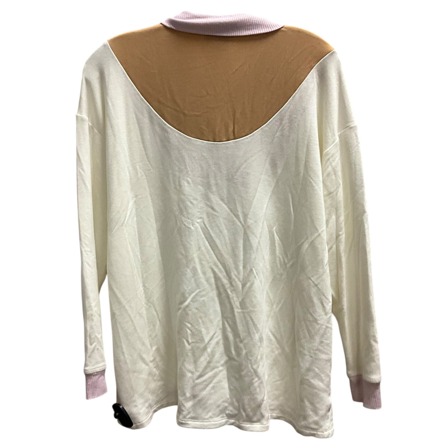 Top Long Sleeve By Loft In Cream, Size: M