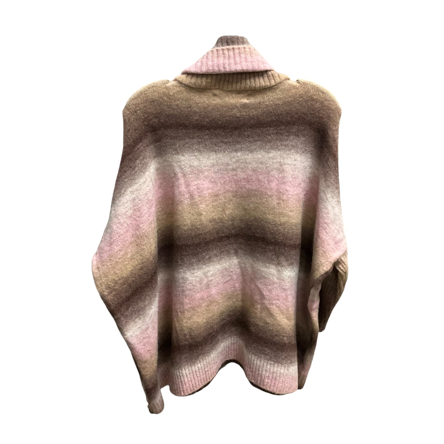 Sweater By Loft In Pink & Tan, Size: M