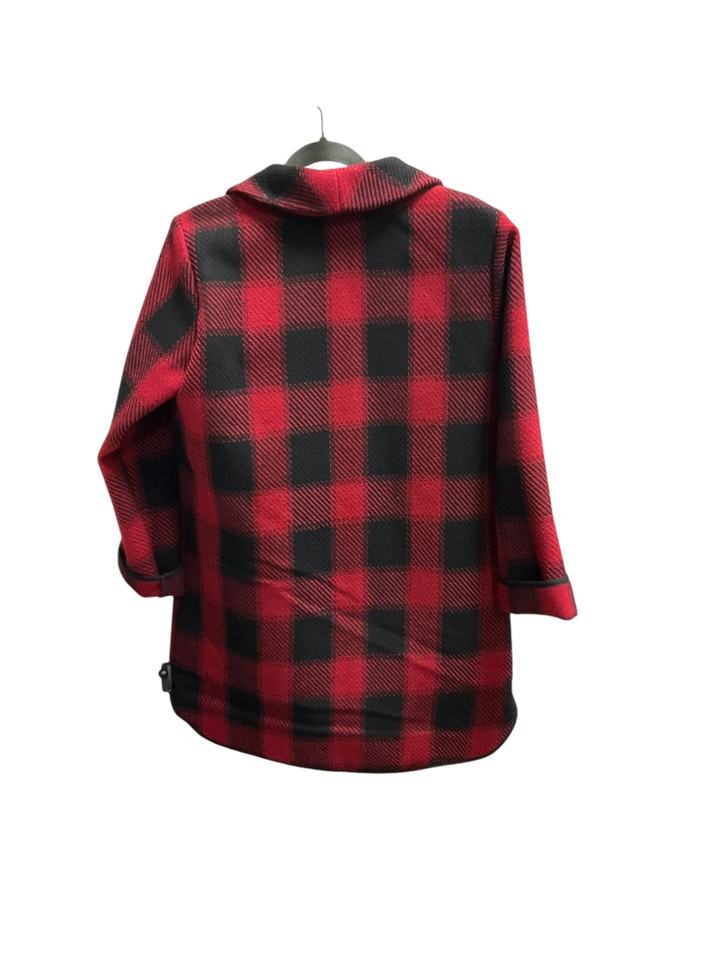 Coat Other By Joan Rivers In Plaid Pattern, Size: S