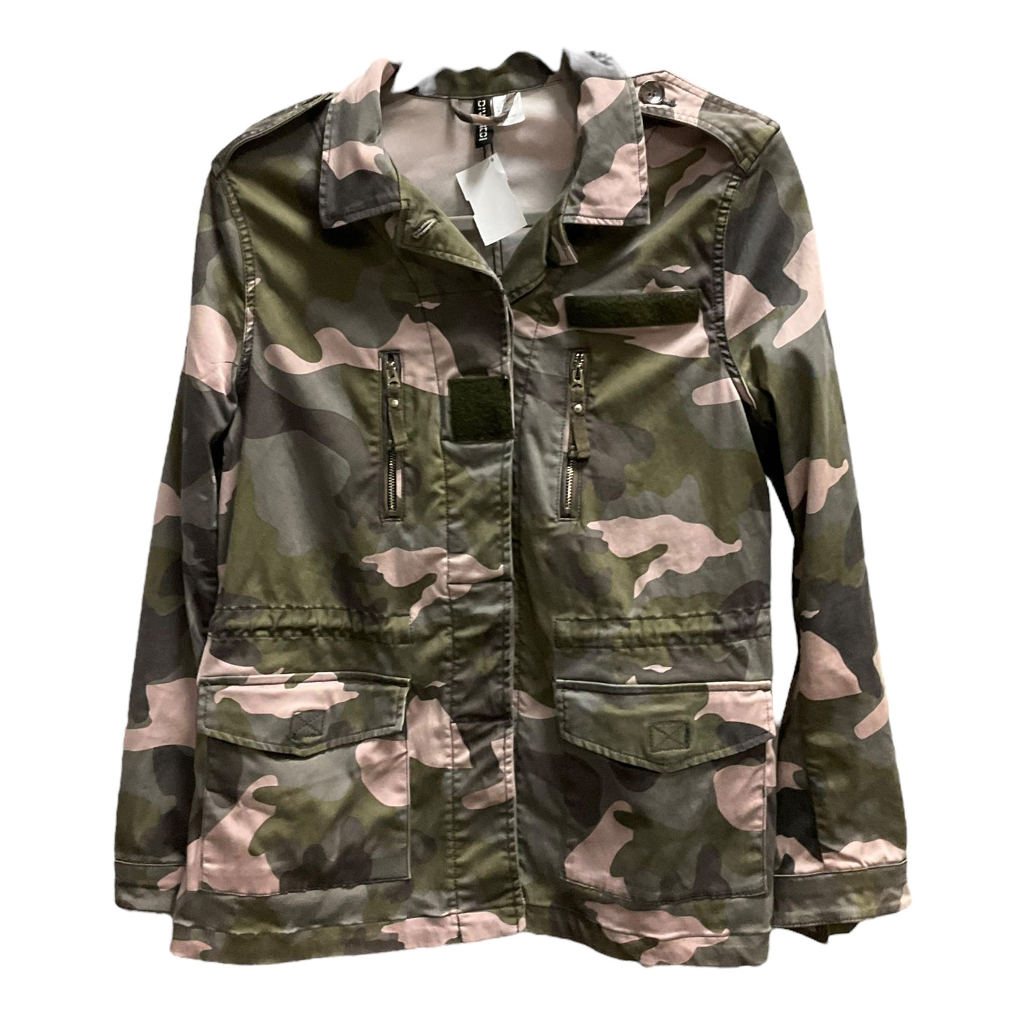 Jacket Utility By Divided In Camouflage Print, Size: S