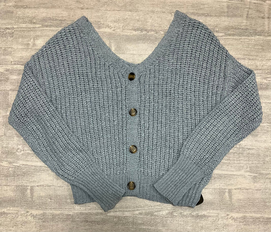 Sweater Cardigan By Cmc In Blue, Size: M