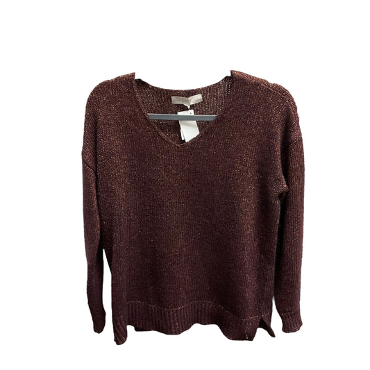 Sweater By Loft In Brown & Gold, Size: Mp