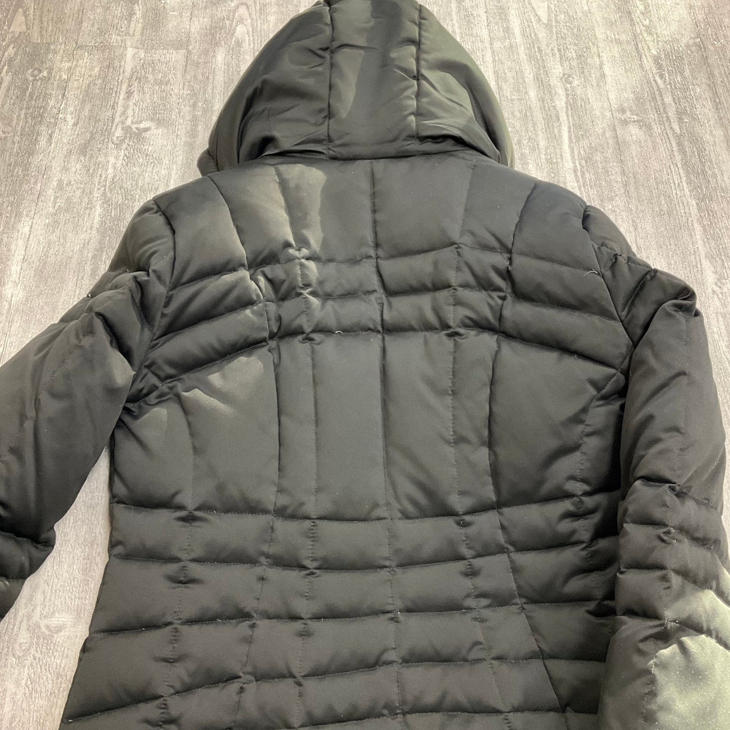 Jacket Puffer & Quilted By Calvin Klein In Black, Size: S