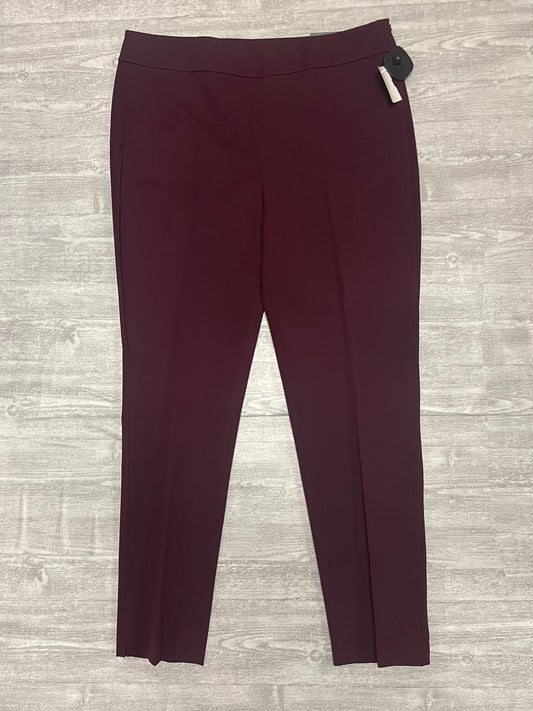 Pants Dress By Talbots In Maroon, Size: 12