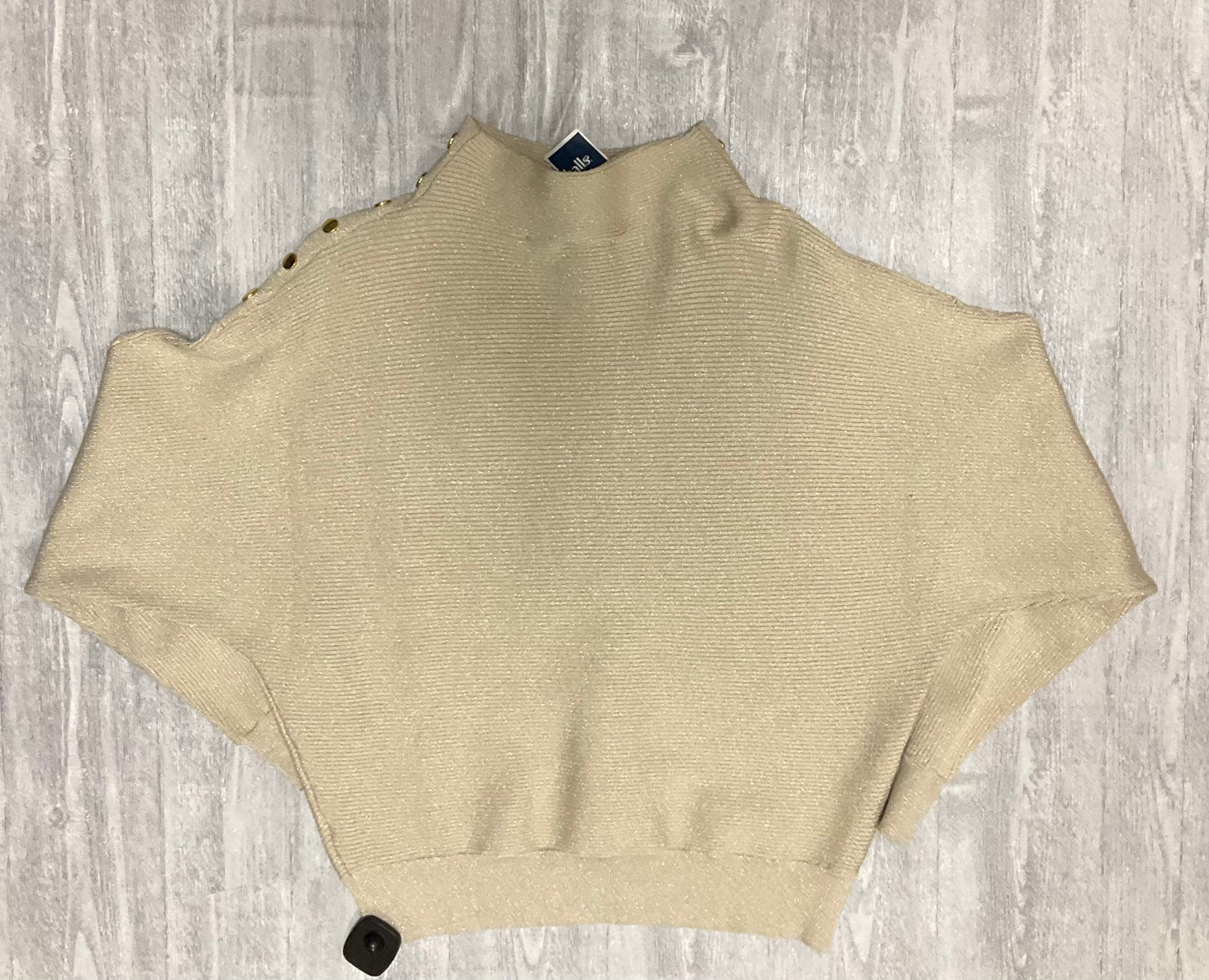 Sweater By Tahari By Arthur Levine In Beige, Size: M