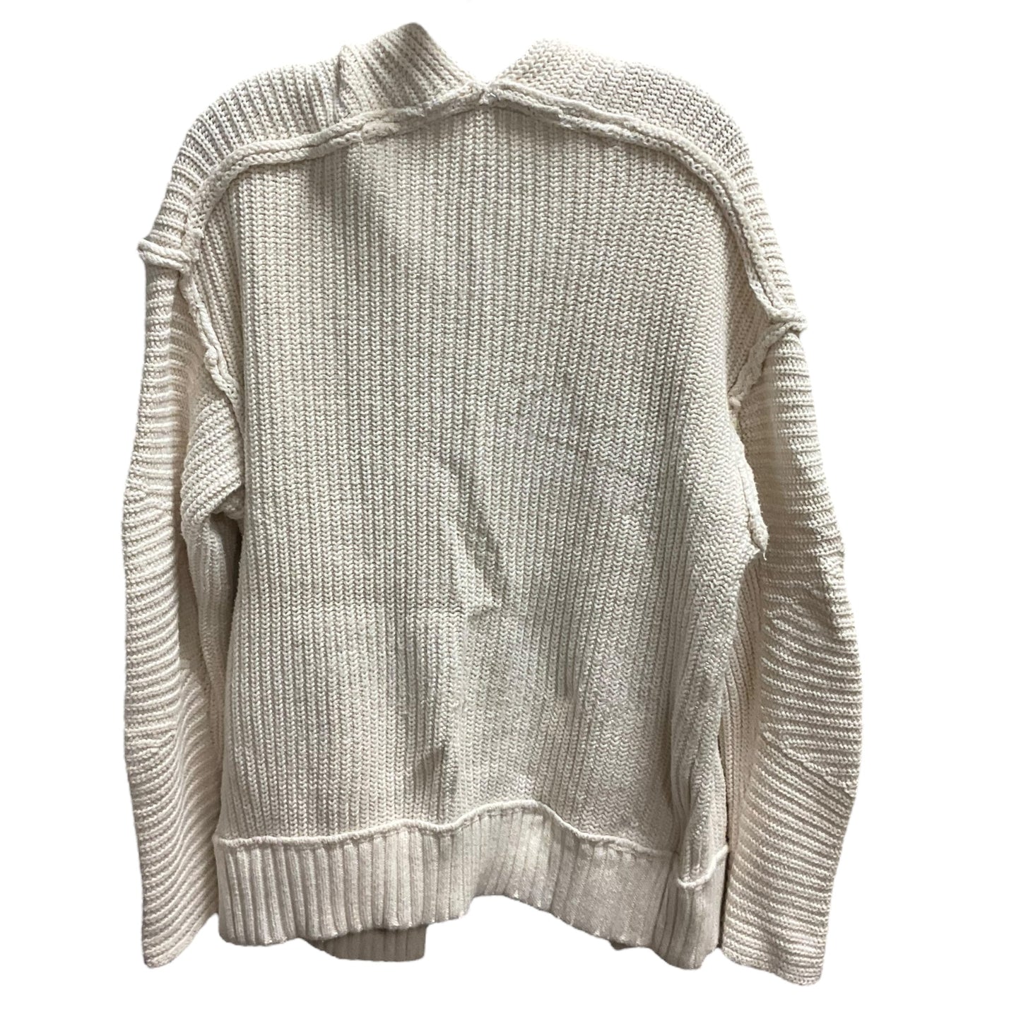 Sweater Cardigan By Free People In Cream, Size: S