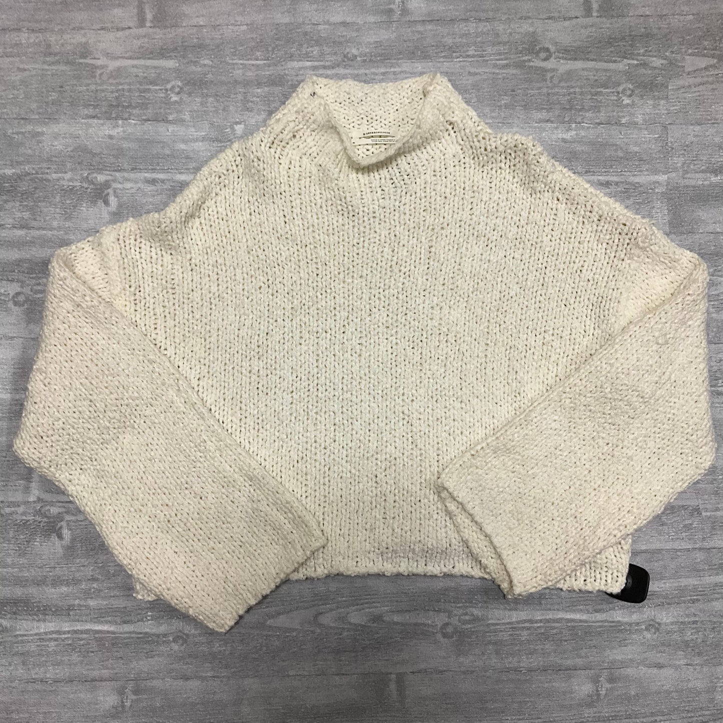 Sweater By Anthropologie In Cream, Size: Xl