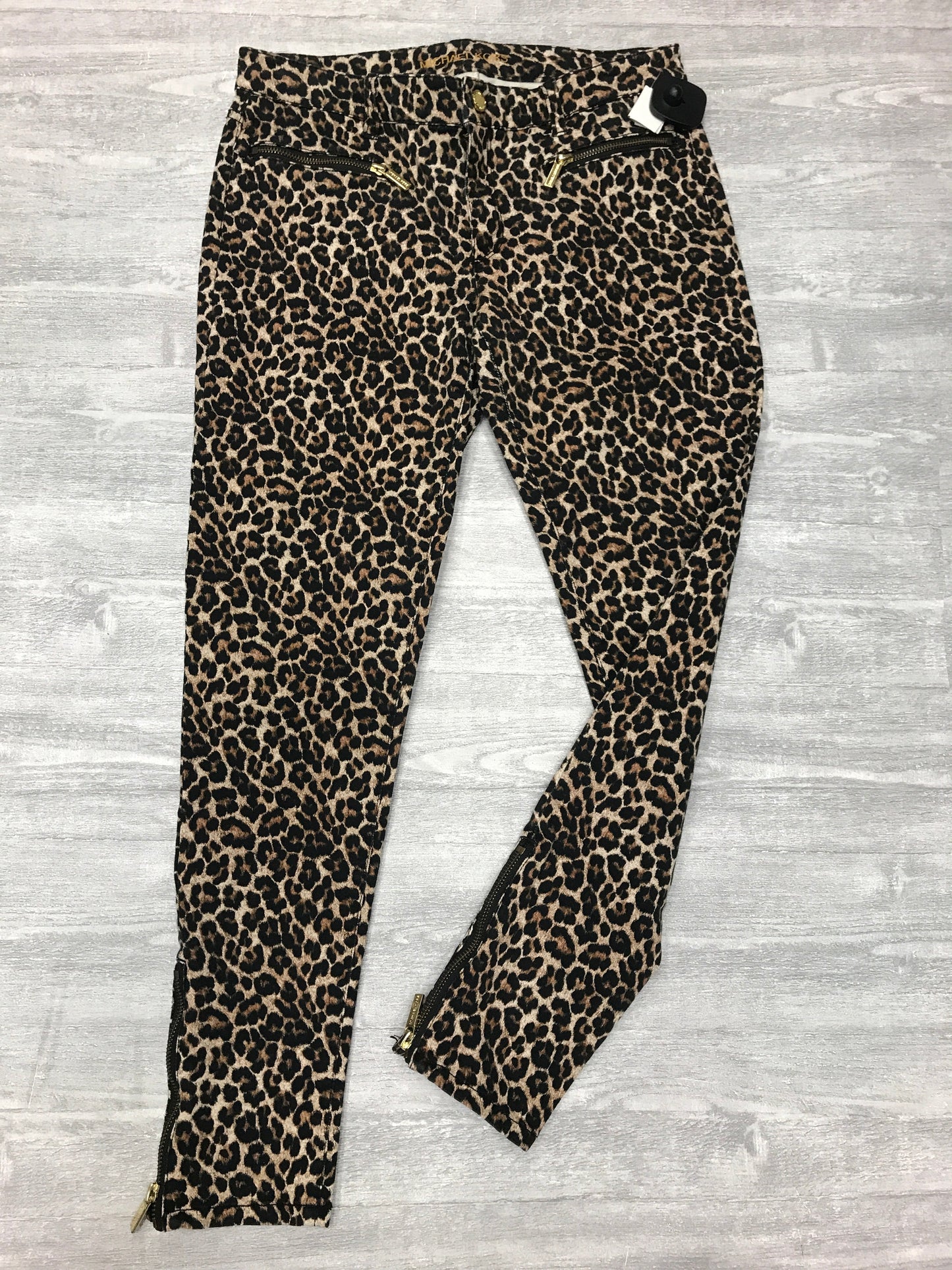 Pants Designer By Michael Kors In Animal Print, Size: 8