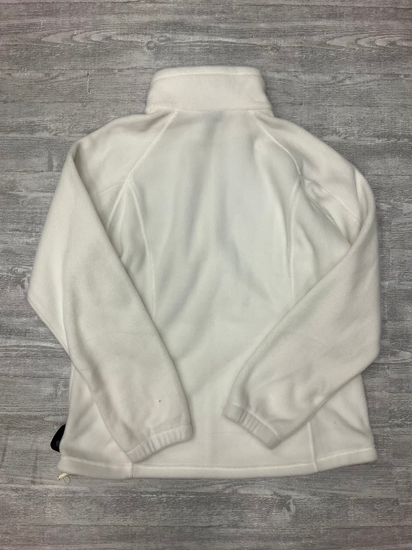 Jacket Fleece By Columbia In White, Size: L