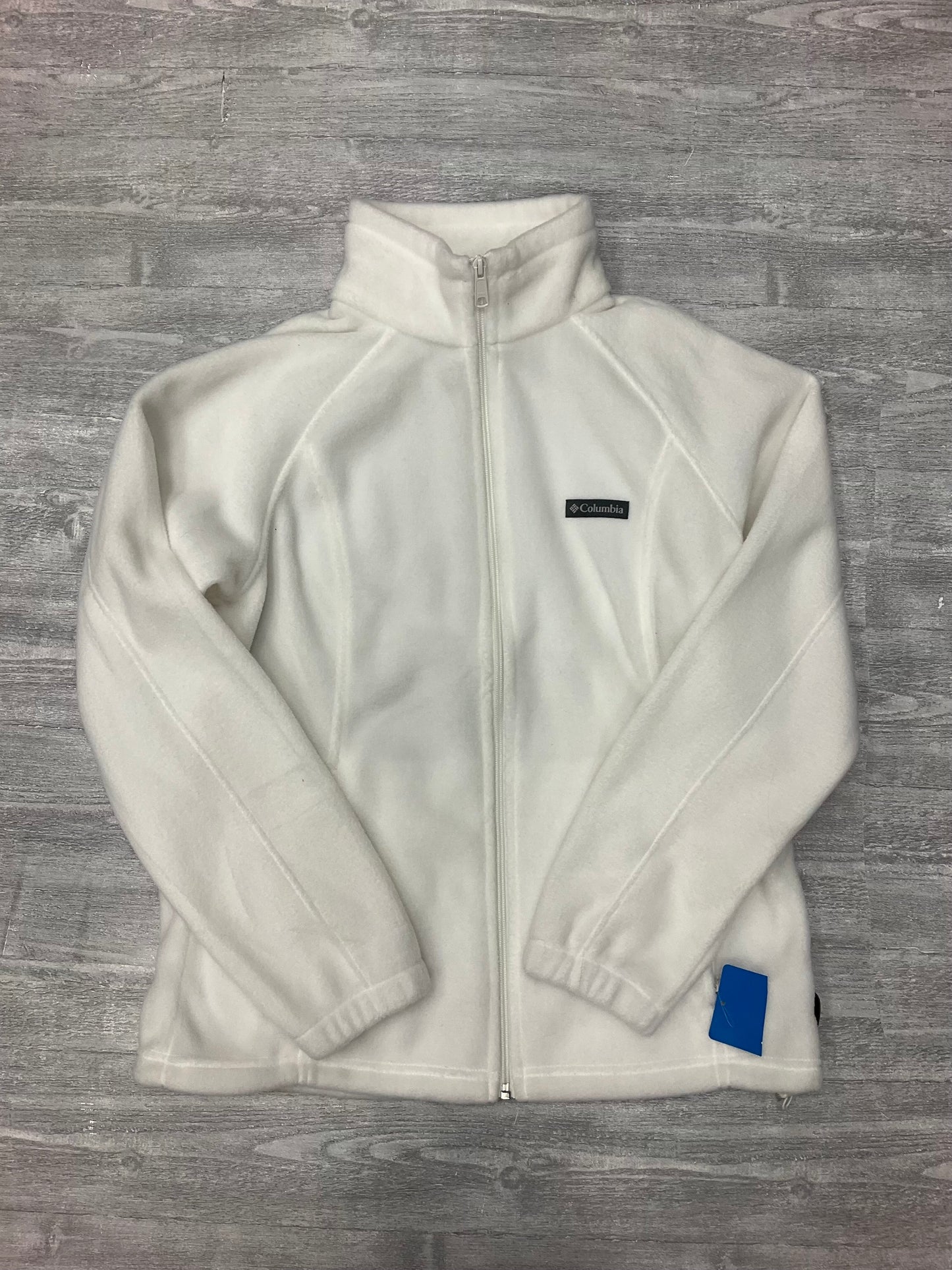 Jacket Fleece By Columbia In White, Size: L