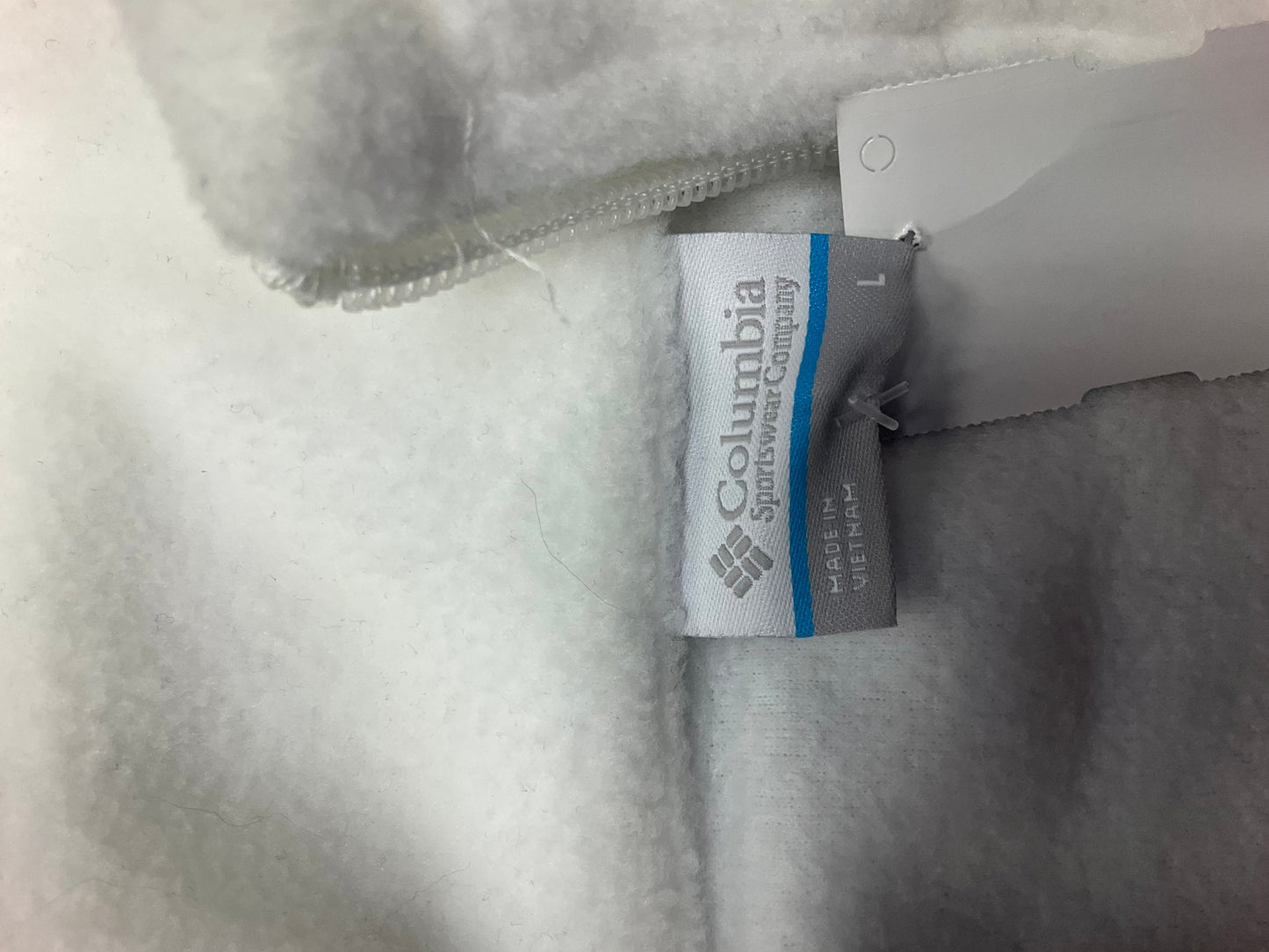 Jacket Fleece By Columbia In White, Size: L