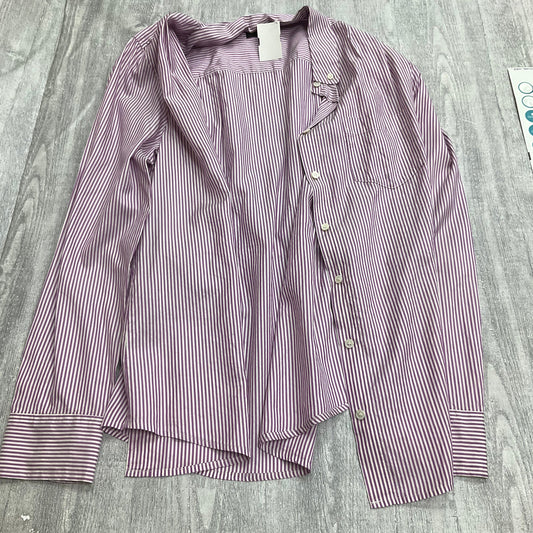 Top Long Sleeve By J. Crew In Striped Pattern, Size: 8