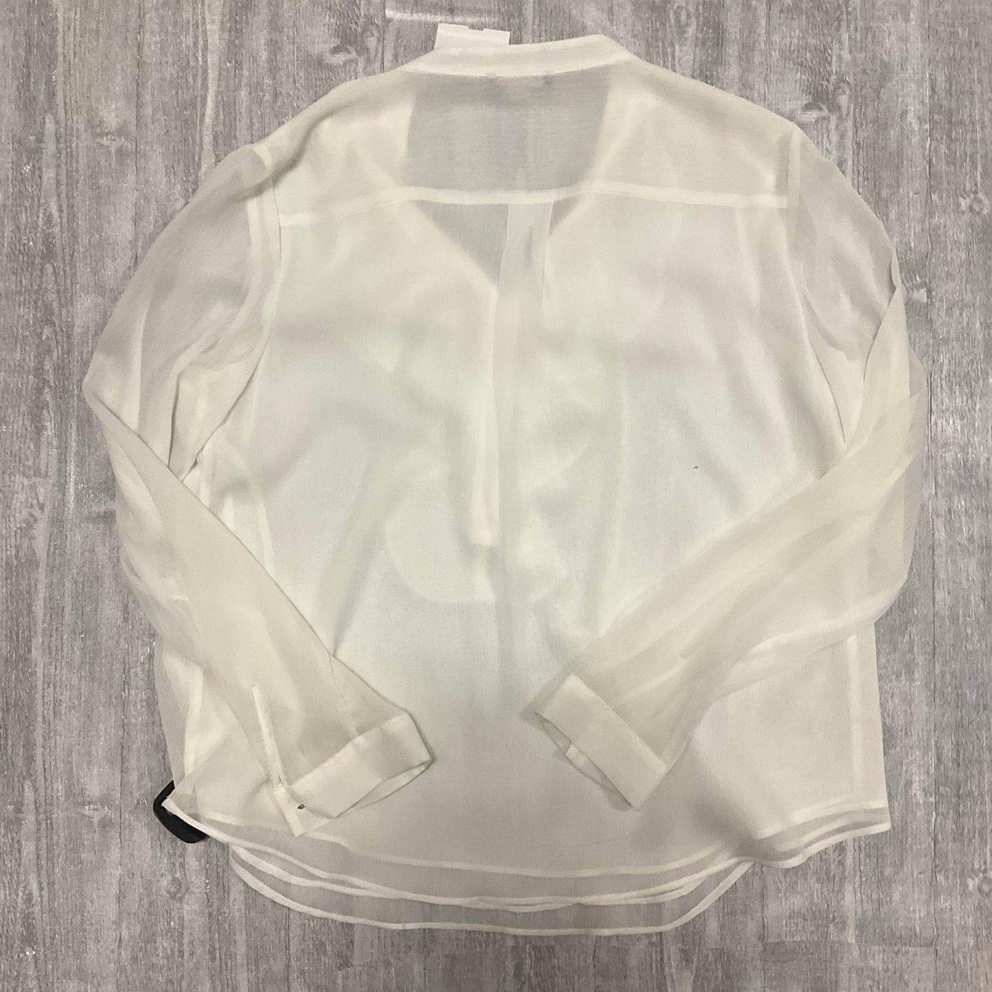 Top Long Sleeve By Tommy Hilfiger In White, Size: Xl