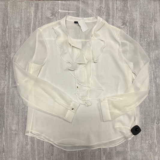 Top Long Sleeve By Tommy Hilfiger In White, Size: Xl