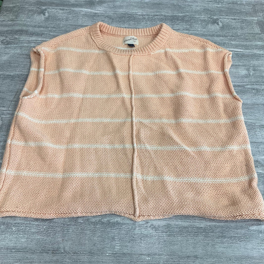 Vest Sweater By Universal Thread In Peach, Size: M