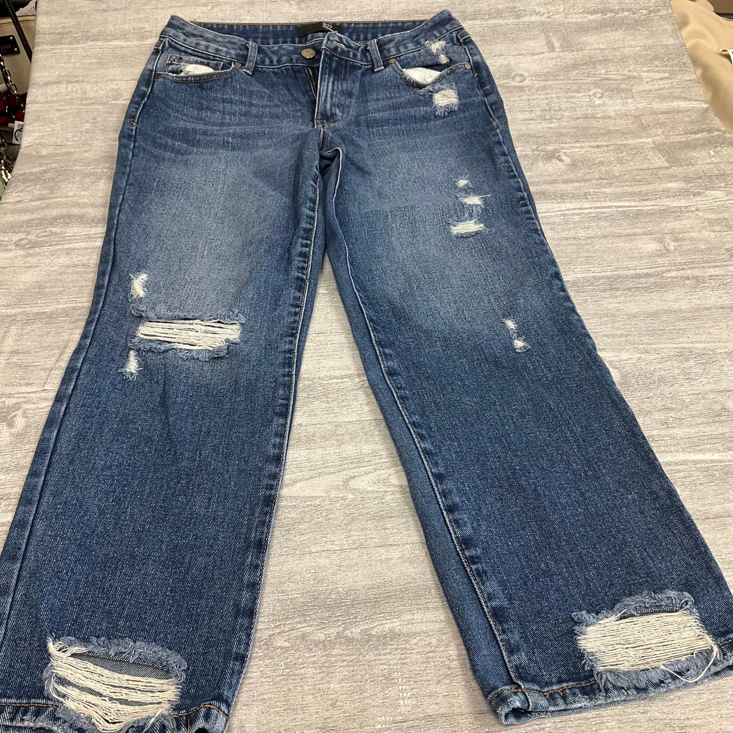 Jeans Straight By 1822 Denim In Blue, Size: 10