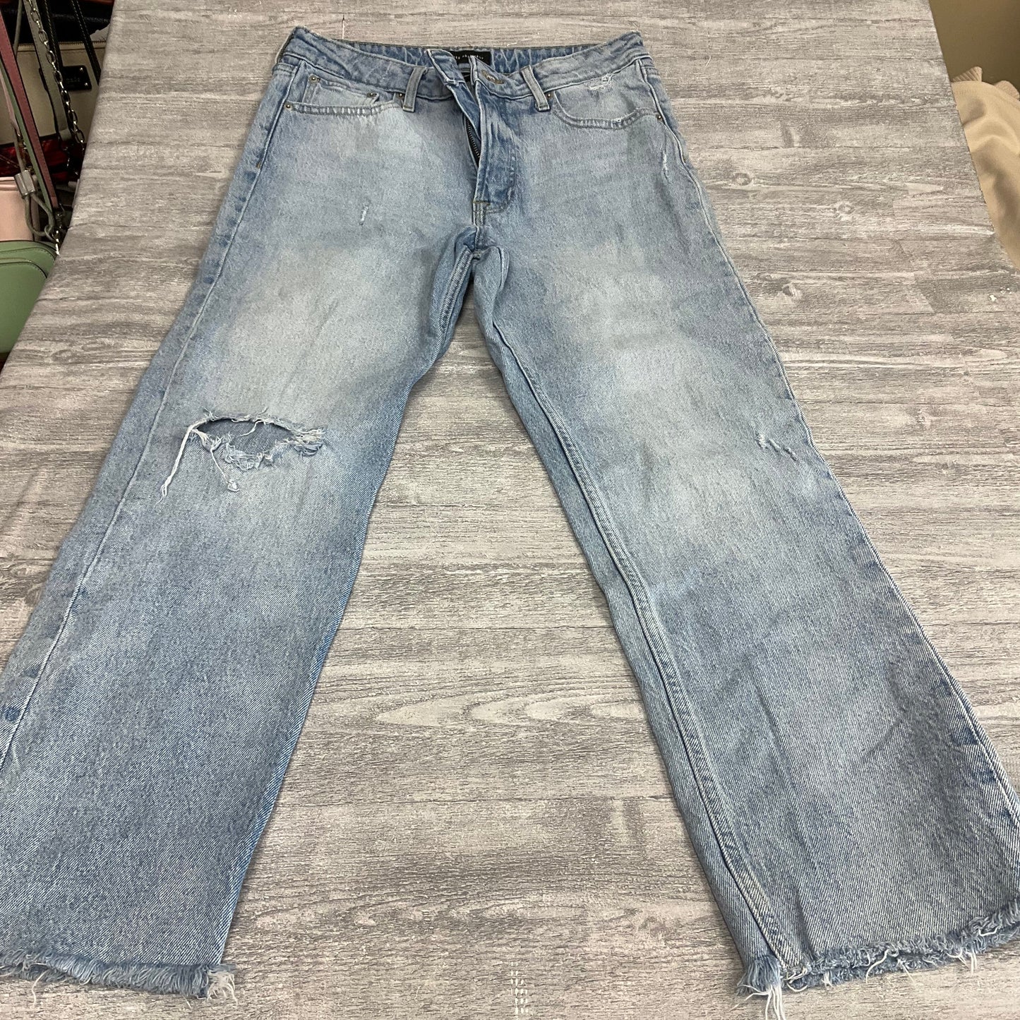 Jeans Straight By Free Assembly In Blue, Size: 10