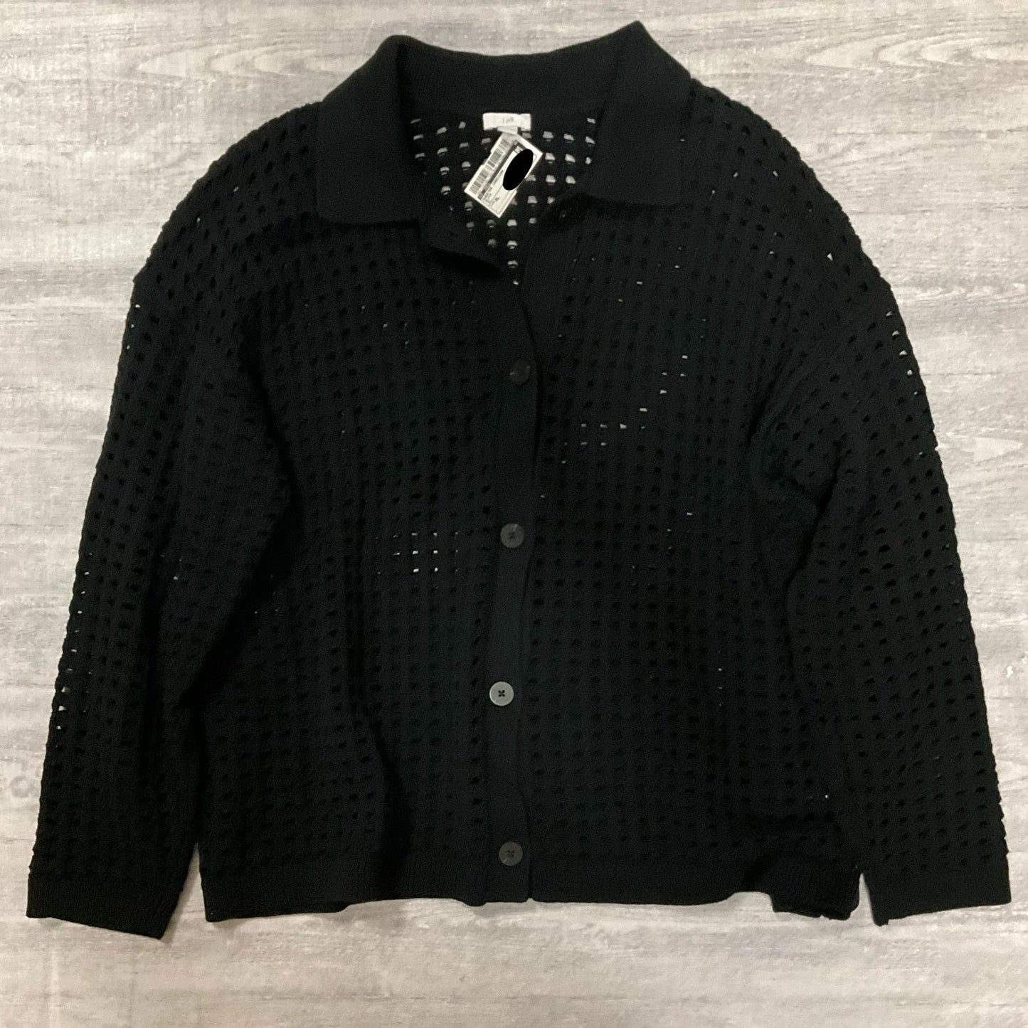 Sweater Cardigan By J. Jill In Black, Size: Xl