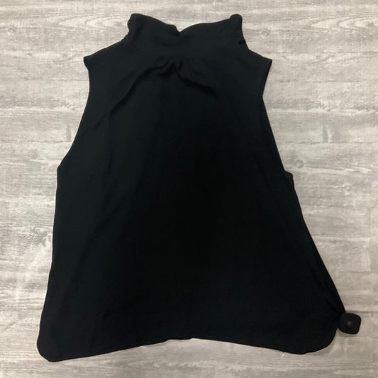 Top Sleeveless By Ann Taylor In Black, Size: L